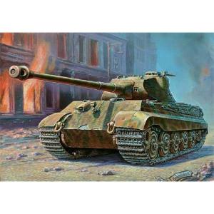 ズベズダ 1/ 35 キングタイガー ポルシェ砲塔型プラモデル 