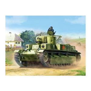 ズベズダ 1/ 100 T-28 ソビエト中戦車プラモデル 
