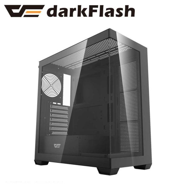 darkFlash｜ダークフラッシュ ピラーレス ミドルタワーケース [ATX / Micro AT...