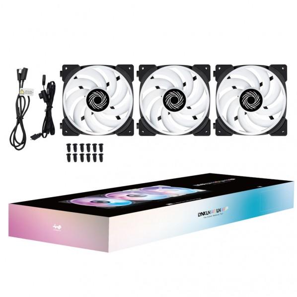 IN WIN｜インウィン 140mm ARGBケースファン 3個パック(ブラック) Lynx LN1...
