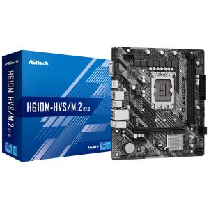 ASRock(アスロック) H610M-HVS/ M.2 R2.0 /  Micro-ATX対応マザーボード H610M-HVS/ M.2 R2.0 返品種別B｜joshin