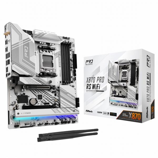ASRock｜アスロック ASRock X870 Pro RS WiFi マザーボード(ホワイト) ...