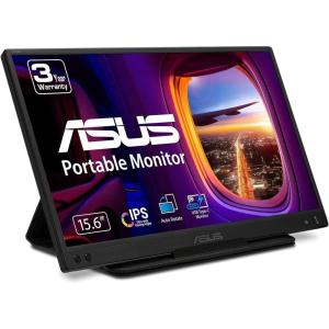 ASUS 15.6型 ポータブル液晶ディスプレイ(フルHD/ IPS/ ノングレア/ USB Type-C/ フリッカーフリー) ZenScreen MBシリーズ MB166C 返品種別A｜joshin