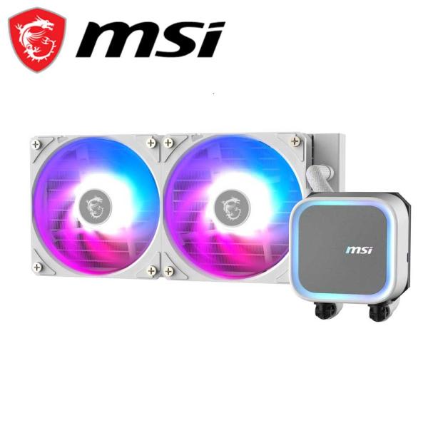 MSI｜エムエスアイ CPUクーラー MAG CORELIQUID A13 240 WHITE(ホワ...