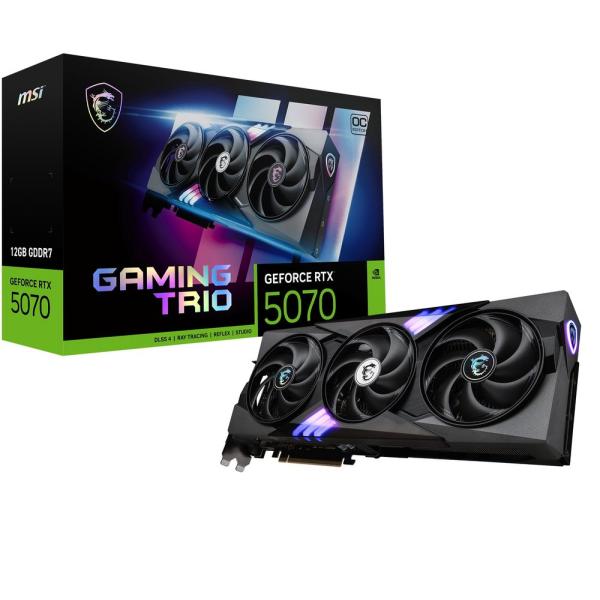 MSI｜エムエスアイ MSI GeForce RTX 5070 12G GAMING TRIO OC...