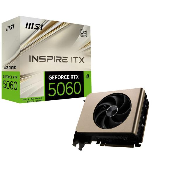 MSI｜エムエスアイ MSI GeForce RTX 5060 8G INSPIRE ITX OC ...