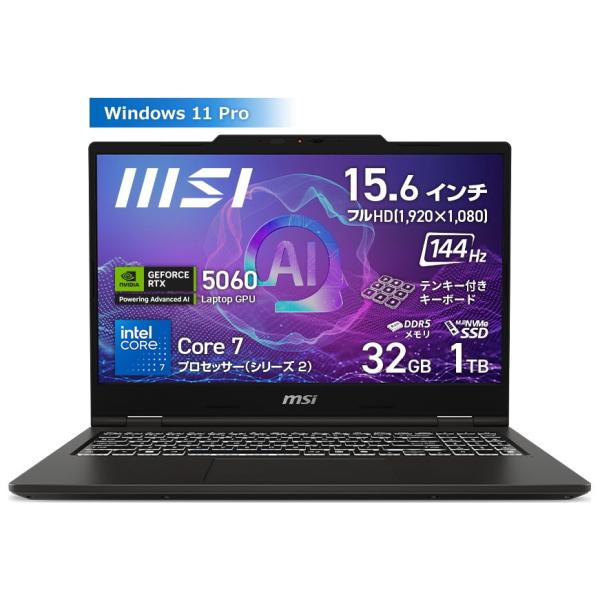 MSI ゲーミングノートパソコン VenturePro 15 A2RW(15.6型/Windows ...