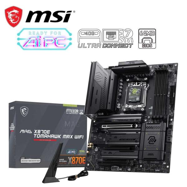 MSI｜エムエスアイ MSI MAG X870E TOMAHAWK MAX WIFI マザーボード ...
