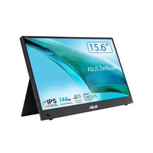 ASUS 15.6型ワイド ポータブル液晶ディスプレイ(フルHD/ IPS/ ノングレア/ 144Hz/ 3ms/ USB-C/ Mini HDMI/ HDCP)(ダークグレイ) ZenScreen MB16AHG 返品種別A
