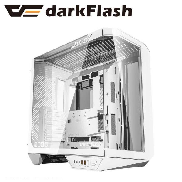 darkFlash｜ダークフラッシュ ピラーレス ミドルタワーケース [ATX / Micro AT...