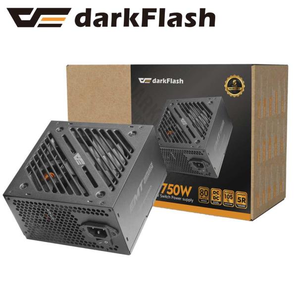 darkFlash｜ダークフラッシュ 80Plus BRONZ認証取得 750W 電源ユニット EM...