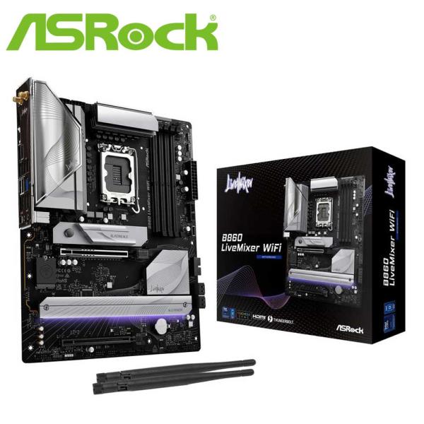 ASRock｜アスロック ASRock B860 LiveMixer WiFi マザーボード Int...
