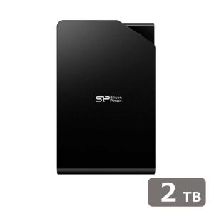 シリコンパワー USB3.0対応 ポータブルハードディスク 2.0TB Stream S03 SP020TBPHDS03S3K