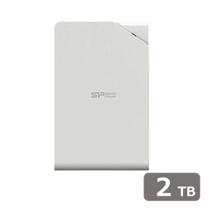 シリコンパワー USB3.0対応 ポータブルハードディスク 2.0TB Stream S03 SP020TBPHDS03S3W