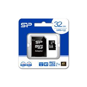 SiliconPower(シリコンパワー) microSDHCメモリーカード 32GB Class10 UHS-I SP-MCSDHC32GBU3 返品種別A｜joshin