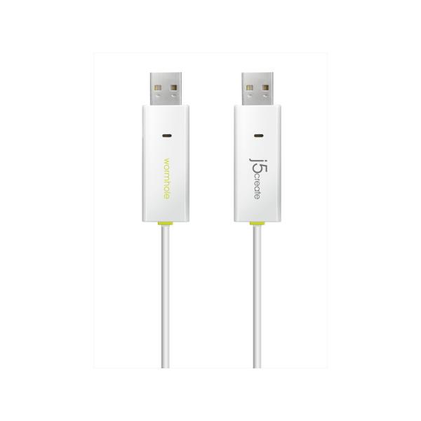 ジェイファイブクリエイト USB2.0リンクケーブル(Windows対応) wormhole swi...