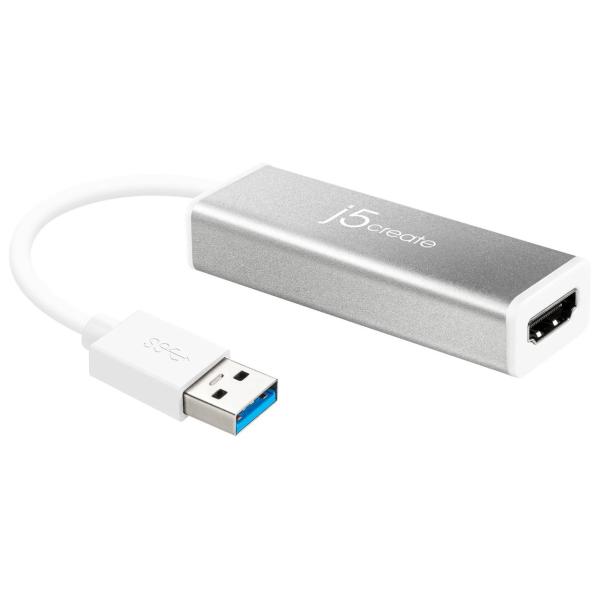 ジェイファイブクリエイト USB 3.0 to HDMI スリムディスプレイアダプター j5crea...