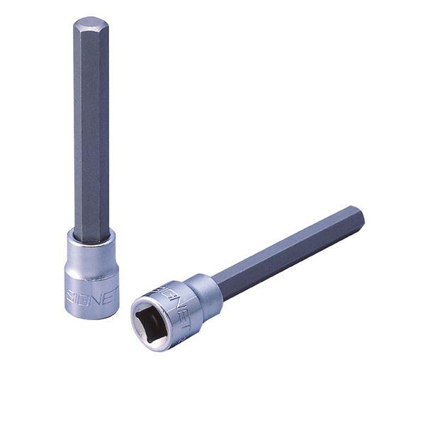 SIGNET 3/ 8DR 4mmロングヘックスビットソケット シグネット 22942 返品種別B