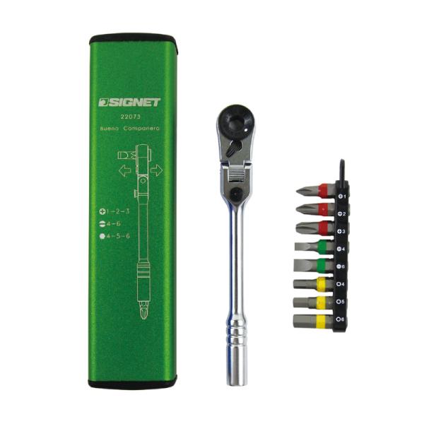 SIGNET フレックス ミニラチェセット (カラーケース：グリーン) シグネット 22073 返品...