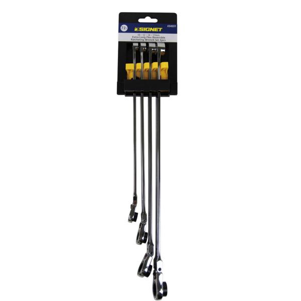 SIGNET 超ロングフレキシブルメガネ SIGNETレンチ 4本セット シグネット 34551 返...