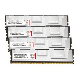 V-Color DDR5 OC R-DIMM (AMD TRX50) PC5-48000 /  DDR5 6000 Mhz メモリモジュール 16GB × 4枚組(Silver) TRA516G60S832Q 返品種別B｜joshin