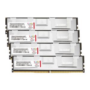 V-Color DDR5 OC R-DIMM (AMD TRX50) PC5-54400 /  DDR5 6800 Mhz メモリモジュール 32GB × 4枚組(Silver) TRA532G68D834Q 返品種別B｜joshin