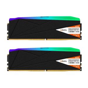 V-Color XFinity RGB Series PC5-48000 /  DDR5 6000 Mhz メモリモジュール 16GB × 2枚組 TMXFL1660836KWK 返品種別B｜joshin