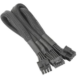 Thermaltake(サーマルテイク) 電源ユニット用モジュラーケーブルSleeved PCIe Gen5 Splitter Cable AC-063-CN1NAN-A1 返品種別B｜joshin