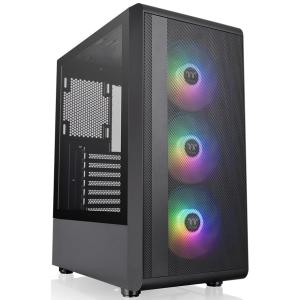 Thermaltake(サーマルテイク) S200 TG ARGB ミドルタワー型PCケース(ブラック) CA-1X2-00M1WN-00 返品種別B｜Joshin web