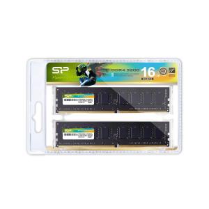 SiliconPower(シリコンパワー) PC4-25600 (DDR4-3200)288pin UDIMM 16GB(8GB×2枚) SP016GBLFU320B22 返品種別B