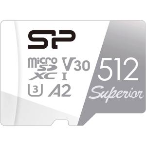 SiliconPower(シリコンパワー) microSDXCメモリカード 512GB Class10 UHS-I U3 V30 A2 SP512GBSTXDA2V20SP 返品種別B｜joshin