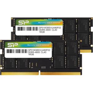 SiliconPower(シリコンパワー) DDR5-4800(PC5-38400)SODIMM 32GB(16GB×2) SP032GBSVU480F22 返品種別B｜Joshin web