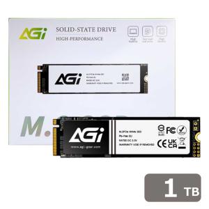 AGI(エージーアイ) AGI AI818 Gen4 x4 NVMe M.2 SSD 1TB 書込4700MB/ s・読込2800MB/ s TLC メーカー3年保証 AGI1T0G43AI818 返品種別B｜joshin