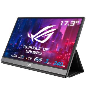 ASUS 17.3型 ポータブルUSB Type-Cゲーミングモニター/ IPS/ ノングレア/ 240Hz/ 3ms応答速度) ROG Strix XG17AHPE