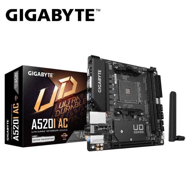 GIGABYTE｜ギガバイト GIGABYTE A520I AC (Rev. 1.5) マザーボード...