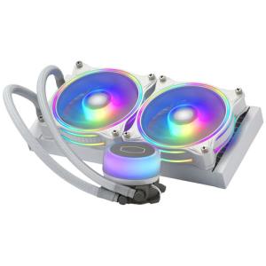 クーラーマスター 水冷一体型CPUクーラー MasterLiquid ML240 Illusion White Edition MasterLiquid ML Illusionシリーズ MLX-D24M-A18PW-R1