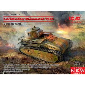 ICM 1/ 35 ドイツ軽戦車 ライヒトトラクトーア ラインメタル(VK31) 1930(35330)プラモデル 返品種別B｜joshin