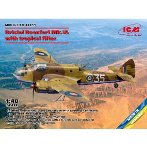 ICM 1/ 48 ブリストル ビューフォート Mk.IA w/ トロピカル フィルタープラモデル 返品種別B