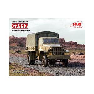 ICM 1/ 35 アメリカ G7117 ミリタリートラック(35597)プラモデル 返品種別B｜joshin