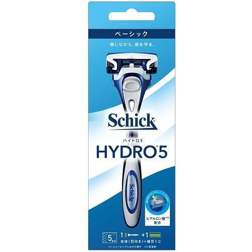 ハイドロ5 ベーシック ホルダー(刃付き＋替刃1コ) スキンガード付 5枚刃 シック・ジャパン 返品...