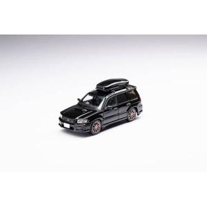 MODEL 1/64 スバル フォレスター SG9 Sti ブラック 完成品ミニカー