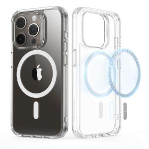 ESR iPhone 15 Pro用 MagSafe対応 ハイブリッドケース 米軍MIL規格(クリア) Classic Hybrid Case (HaloLock) Compatible ESR378 返品種別A｜joshin