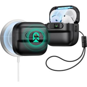 ESR AirPods 4用ケース(ブラック) ESR Pulse AirPods 4 2024 Black 1C0130102-BLACK 返品種別A
