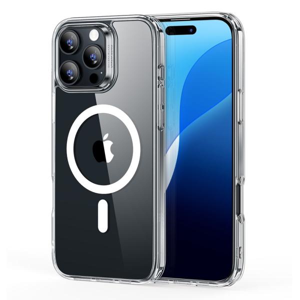 ESR iPhone 16 Pro用 MagSafe対応 ハイブリッドケース(Clear) Clas...