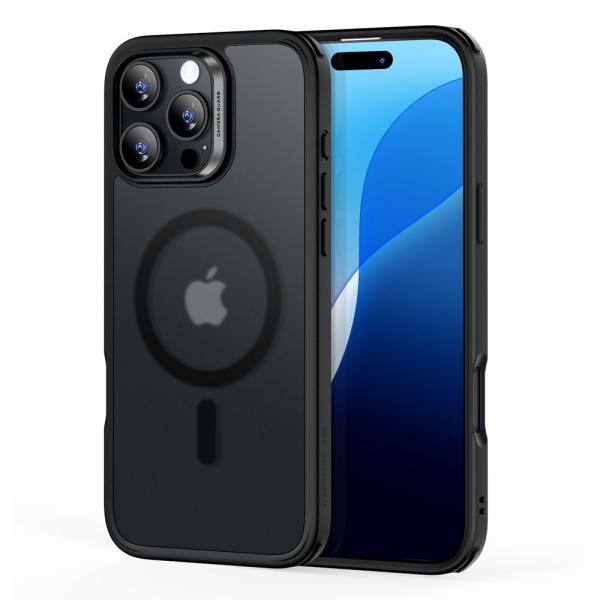 ESR iPhone 16 Pro Max用 MagSafe対応 ハイブリッドケース(Frosted...
