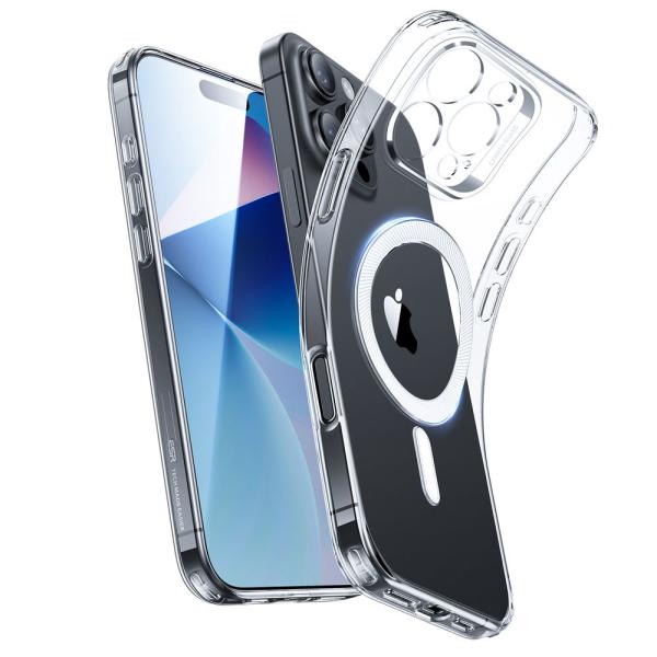 ESR iPhone 16 Pro用 MagSafe対応 スリムクリアケース(Clear) Zero...