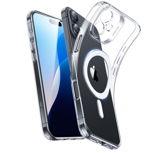 ESR iPhone 16用 MagSafe対応 スリムクリアケース(Clear) Zero Cle...