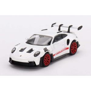 MINI−GT 1/ 64 ポルシェ 911(992) GT3 ホワイト・パイロレッド