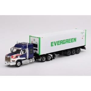 MINI-GT 1/ 64 ウェスタン スター 49X 40ft リーファーコンテナ”エバーグリーン...