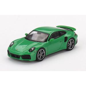 MINI−GT 1/ 64 ポルシェ 911 ターボ S パイソングリーン(右ハンドル)(MGT00...